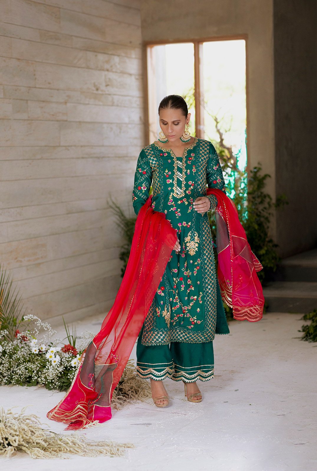Full Set-Cotton Silk
